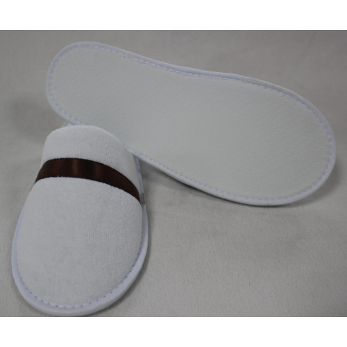 Slipper de toalla Terry Hotel de alto grado con cinta